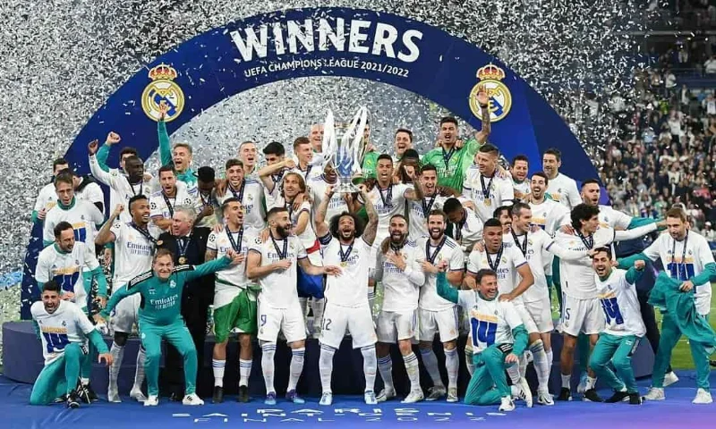 Real Madrid đang sở hữu 14 lần vô địch cúp C1 và đây là con số nhiều nhất 